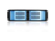 iStarUSA D 300 BLUE 3U Compact Stylish Rackmount Chassis Blue
