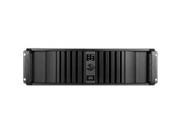 iStarUSA D Storm D 300SEA BK No Power Supply 3U Compact Stylish Rackmount Server Chassis with SEA Bezel Black
