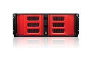 iStarUSA D 400L 7SE RD 4U High Performance Rackmount Chassis Red