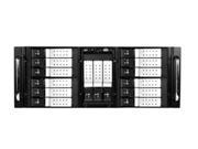 iStarUSA D410 DE15SL 4U 10 Bay Stylish Storage Server Rackmount 15 x 3.5 In. Trayless Hotswap Chassis Silver