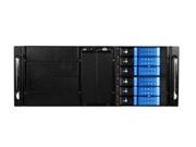 iStarUSA D410 DE6BL 4U 10 Bay Stylish Storage Server Rackmount 6 x 3.5 In. Trayless Hotswap Chassis Blue