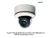 NexhiTM NXS MC205DV19I CAM 1080P HD CVI IP68 IR Vandal Dome Camera with 2.8 12mm Lens 30IR DC12V White