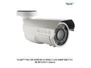 NexhiTM NXS MC205IV8C CAM 1080P HD CVI IR BULLET Camera with 5 50mm Lens 10IR DC12V White