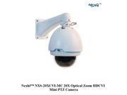 NexhiTM NXS 20XCVI MC 20X Optical Zoom HDCVI PTZ Camera 720p Resolution and PTZ Control Over Coaxial Cable White