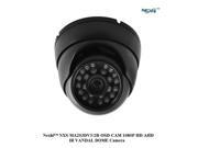 NexhiTM NXS MA203DV3 2B OSD CAM 1080P HD AHD IR VANDAL DOME Camera with 3.6mm Lens 23IR DC12V Black