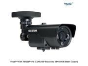 NexhiTM NXS MS221V65D CAM 2MP Panasonic HD SDI IR Bullet Camera with 2.8 12MM Lens 3pcs 3G IR Leds and OSD Black