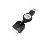 ZipLINQ ZIP DATA P09 Retractable Dell Axim X5 Charge and Synch Cable 30 Inch Black