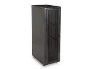 42U LINIER Server Cabinet Convex Vented Doors 36 Depth