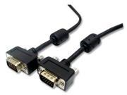 Nexhi® 15Ft Ultra Slim Micro Super VGA HD15 Male to Male Monitor Extension Cable w Ferrite Core