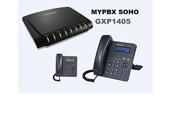 Yeastar SOHO MyPBX VoIP Phone and Device standalone embedded hybrid PBX for Small Office with combo pack of Grandstream GXP1405 Small Medium Business HD IP Phon