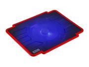 CORN laptop cooling pad 14 inch 15.6 inch notebook computer radiator LED with 140 mm Configurable Fans Red