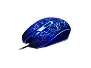 CORN Cold Blue LED lights 6 Buttons 1 x Wheel USB Wired Optical 2400 dpi Gaming Mouse