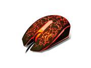 CORN Blood Red LED lights 6 Buttons 1 x Wheel USB Wired Optical 2400 dpi Gaming Mouse