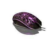 CORN Bright Purple LED lights 6 Buttons 1 x Wheel USB Wired Optical 2400 dpi Gaming Mouse