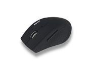 CORN Black 6 Buttons 1 x Wheel 2.4GHz Wireless Gaming Mouse with Mute and Power saving Design