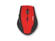 CORN Red 6 Buttons 1 x Wheel 2.4GHz Wireless Gaming Mouse with Mute and Power saving Design