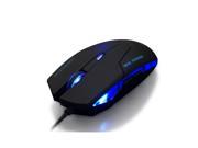 CORN 6 Buttons 1 x Wheel USB Wired Optical 2400 dpi High Performance Gaming Mouse with Super Laser Engine and Blue LED Lights