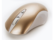 CORN Wireless Silent Mouse with Mute and Power saving Design Gold