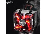 DEEPCOOL GAMMAXX 400 CPU Cooler 4 Heatpipes 120mm PWM Fan with Red LED Elite Edition