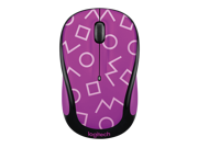 Logitech M325c 910 004742 Party Collection Wireless Mouse Geo Purple