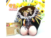Overwatch Mercy Sexy Design Soft and Comfortable Silicone Gel 3D Butt Wrist Rest Gaming Mouse Pad Mouse Mat