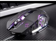 Corn Electronics G502 3200DPI Wired Mechanical Ergonomics Design Stainless Steel Chassis Glaring LED Gaming Mouse