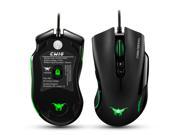 CORN Combaterwing 4800 DPI Wired Gaming Mouse Mice 7 Buttons Design 6 Breathing LED Colors Changing High Precision for Gamer PC MAC