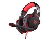 CORN EACH G2100 Vibration Stereo Professional LED Light Over Ear Gaming Headset with Mic for PC Gamer
