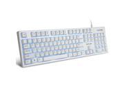 Delux K9033 Wired Mechanical Feeling 3 Color LED Backlit Gaming Keyboard