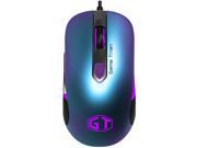 Delux M619 Game Titan USB Wired Adanced Avago A3050 Gaming Chip 4000DPI 6 Buttons Omron Micro Switch 5 Colors LED Gaming Mouse Gradient Blue