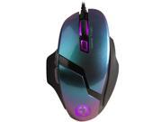 Delux M612 Game Taitan Wired Ergonomic Design Avago Optical Gaming Chip 5 Colors LED 4000DPI 6 Buttons Gaming Mouse Gradient Blue