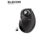 ELECOM Wireless track ball mouse 8 button Tilt function Black Xmas Gift