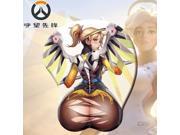 Overwatch Mercy Sexy Design Soft and Comfortable Silicone Gel 3D Butt Wrist Rest Gaming Mouse Pad Mouse Mat