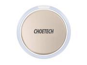 Wireless Charger, CHOETECH Aluminum Alloy Qi Wireless Charging Pad for iPhone X, iPhone 8/8 Plus, Samsung Galaxy S9, S9+, S8, Note 8, S7 Edge, Other Qi-Enabled