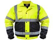 High Visibility Class III Reflective Jacket Removable Lining Two Tone 5X