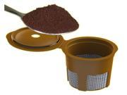 Cafejo Single Cup Ground Coffee Adaptor For Use with My French Press or K Cup Pack brewers