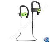 Beats by Dr. Dre Powerbeats 3 Wireless Active Bluetooth Black Green Ear Hook Headphones