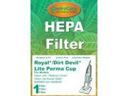 Dirt Devil Royal Perma Filter 860210 For Vision and Vision Lite Upright Vacuum Cleaners