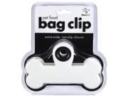 ORE Pet Food Bag Clip White Black