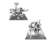 Metal Earth 3D Laser Cut Models Apollo Lunar Module AND Mars Rover = SET OF 2