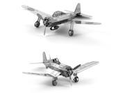Metal Earth 3D Laser Cut Models Mitsubishi Zero AND F4U Corsair WWII Airplanes = SET OF 2