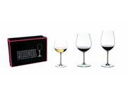 Riedel Sommeliers Anniversary Red Wine Lead Crystal Tasting Glasses Set of 3