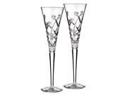 Waterford Wishes Believe Flute Pair 5 Ounce