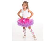 Little Adventures Fairy Tutu Skirt Dress up Costume Fuchsia Light Purple Child Size 3 8 yrs