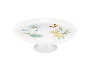 Lenox Butterfly Meadow Melamine Footed Server White