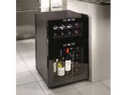 Wine Enthusiast Silent 24 Bottle Dual Zone Touchscreen Wine Refrigerator