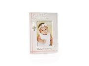 Nat and Jules Baby s Christening Frame Pink
