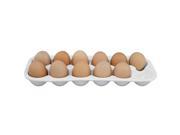 Elizabeth Karmel s 12.75 inch Porcelain Egg Crate 12 Egg Capacity