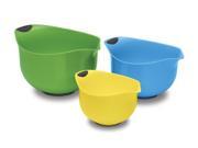 Cuisinart CTG 00 3MBM Set of 3 BPA free Mixing Bowls Multicolored