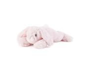 DEMDACO Plush Soft Pink Bindy Bunny Rattle